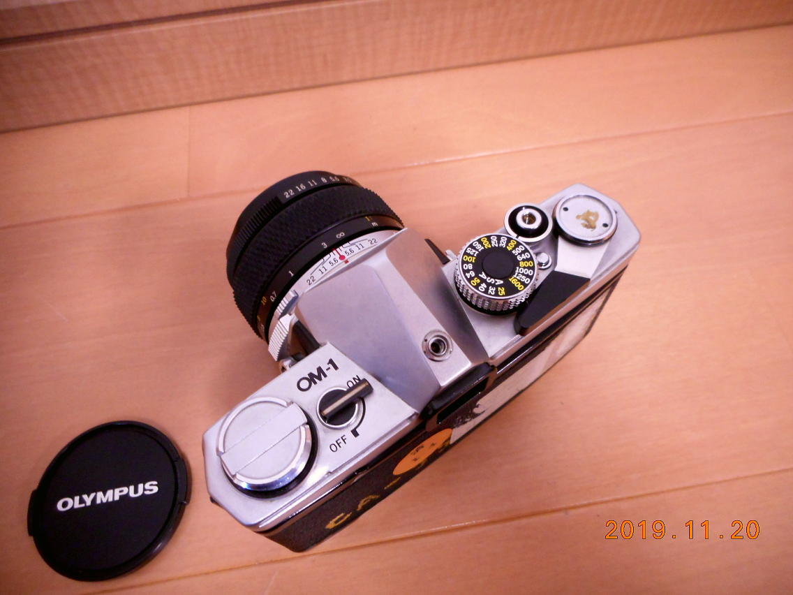 OLYMPUS オリンパス OM-1 昔のカメラ ジャンク品 レンズ付 1:3.5 50mm