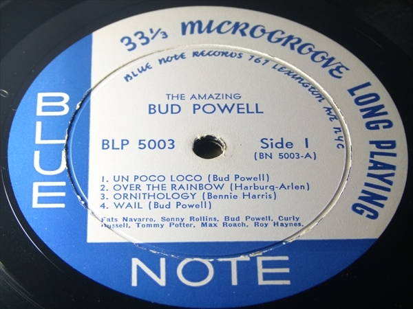 ★超激レア【USオリジ／Lexin／フラット／RVG／耳／深溝／】バド・パウエル Bud - Powell Amazing BUD POWELL The Blue Powell, VOL.2□耳 POWELL