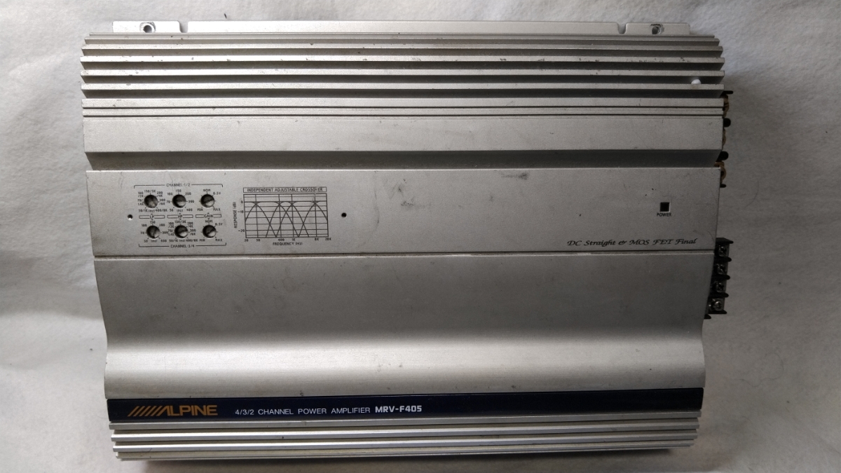 安心の正規品はサイト ALPINE MRV-F405 4⁄3⁄2 CHANNEL POWER