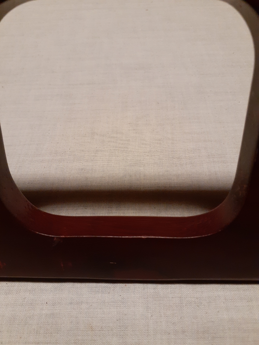 高級皿立て　飾り立て　木製_10