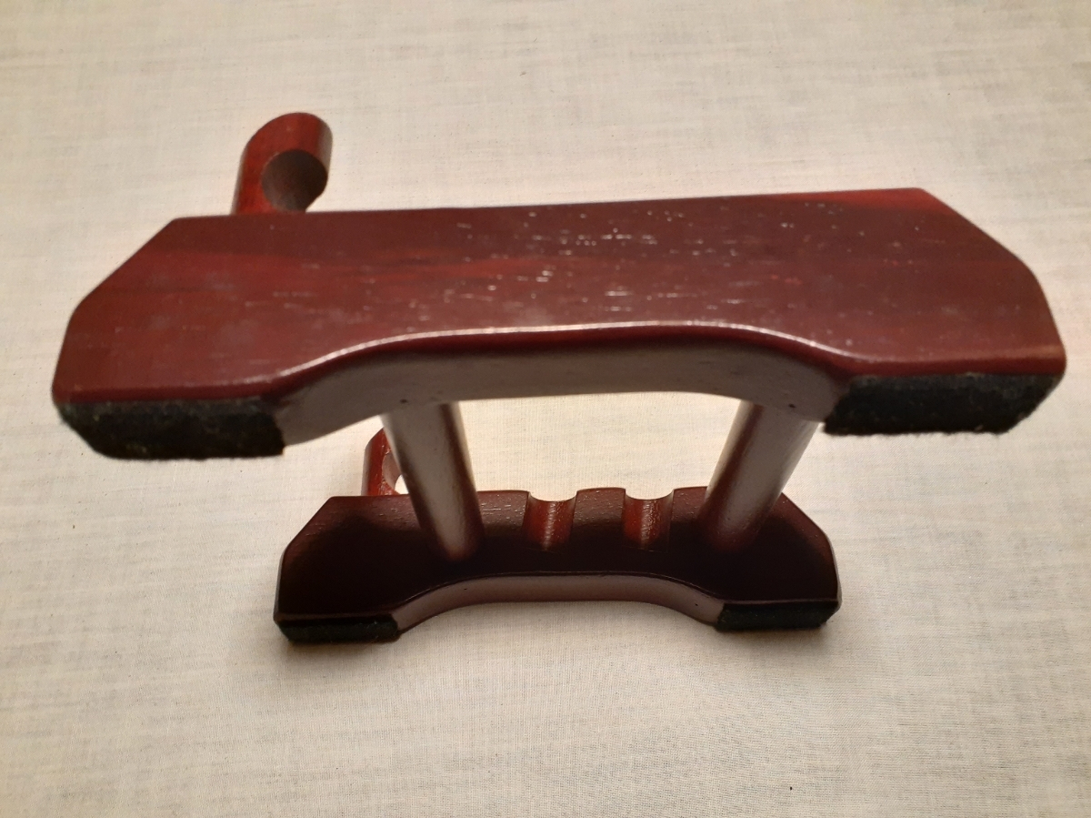 高級皿立て　飾り立て　木製_4