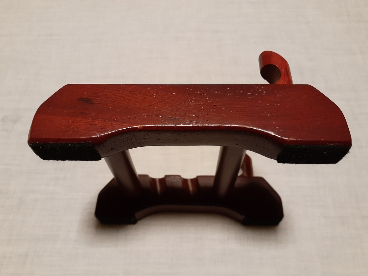 高級皿立て　飾り立て　木製_5