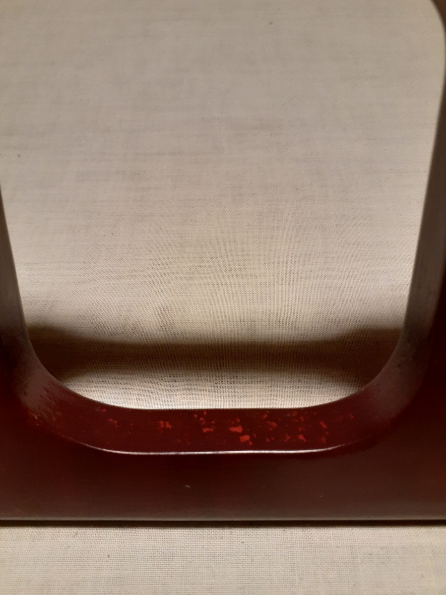 高級皿立て　飾り立て　木製_8