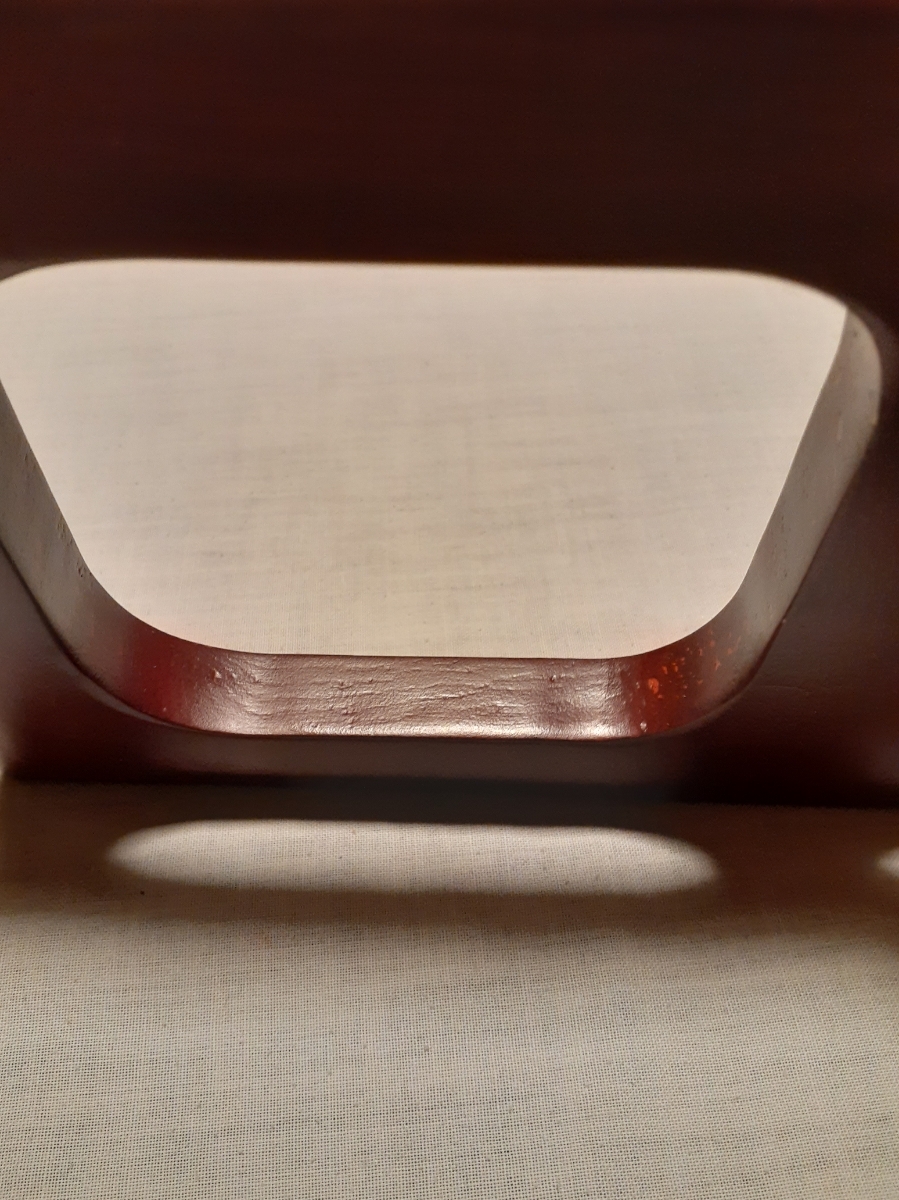 高級皿立て　飾り立て　木製_9