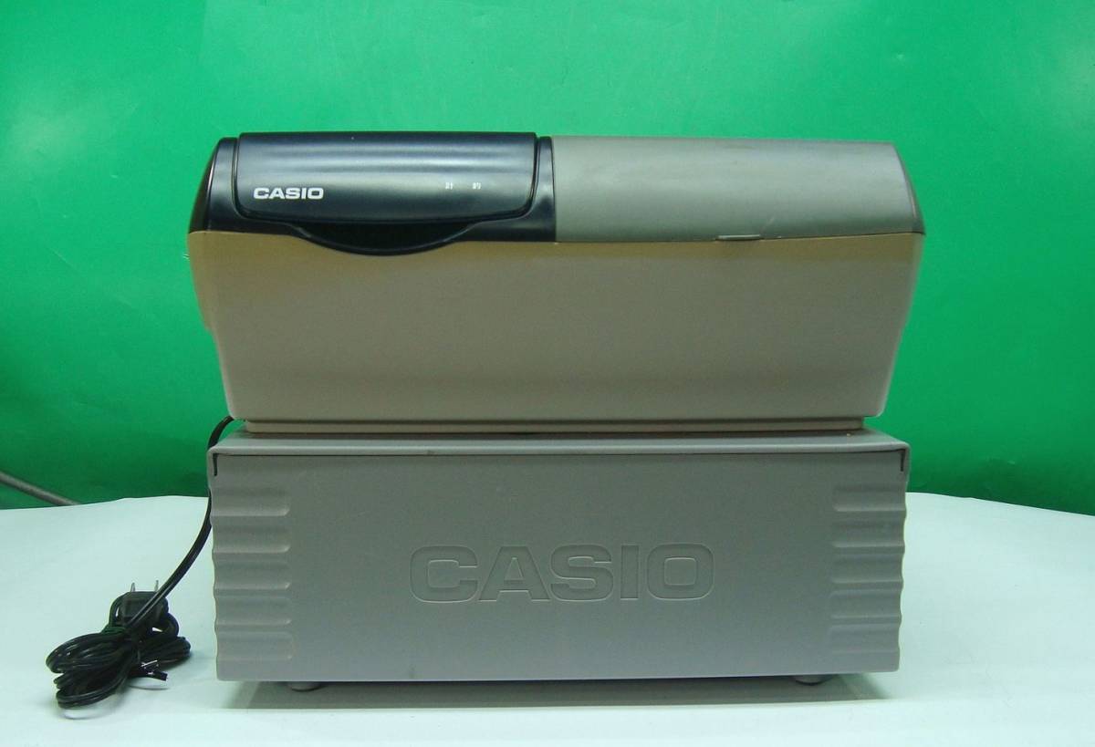 簡易動作テスト済】CASIO 電子レジスター TE-2100 鍵付き 1週間返品