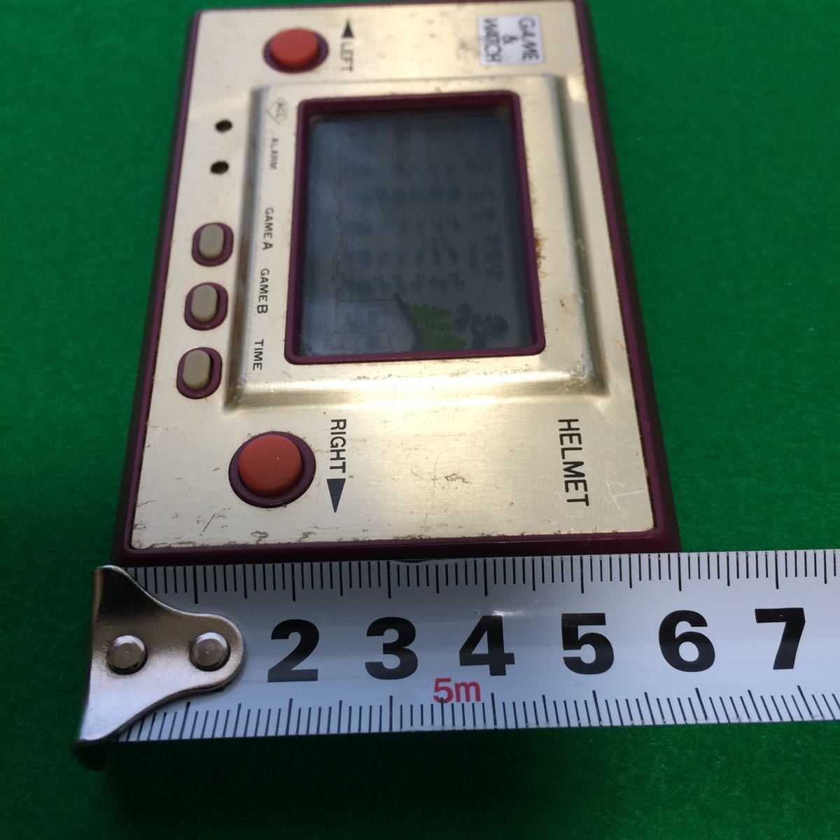 GAME&WATCH ゲームウォッチ ヘルメット HELMET CN-07 レトロ 当時物