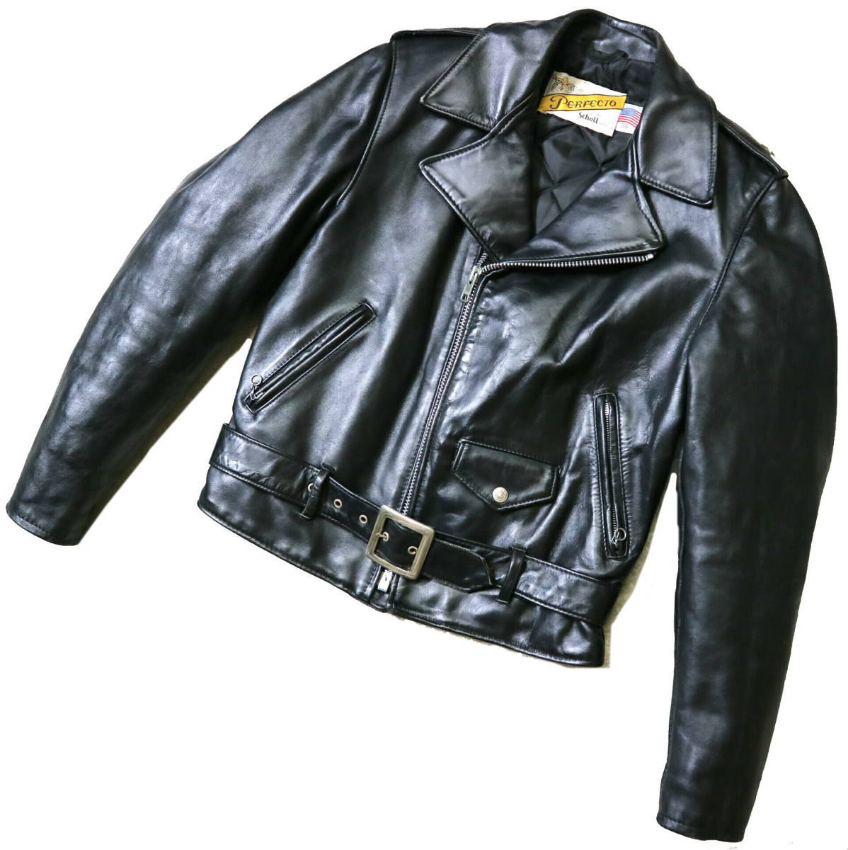 赤字超特価，爆買い 秀逸/お洒落 USA製 Schott ショット 613SP ワンスター レザーライダースジャケット 36/背高S-Mサイズ 身長169-172センチ位(ライダースジャケット)｜売買されたオークション情報、yahooの商品情報をア 男性用