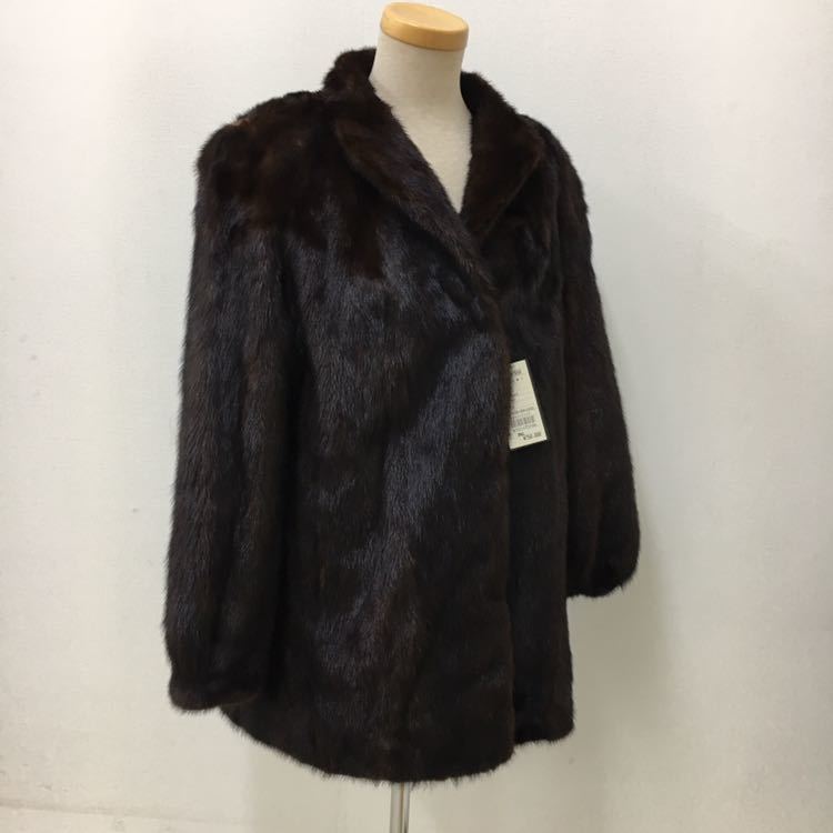 Y020 定価75万 新品 未使用 WILD FUR ミンク MINK コート セミロング 