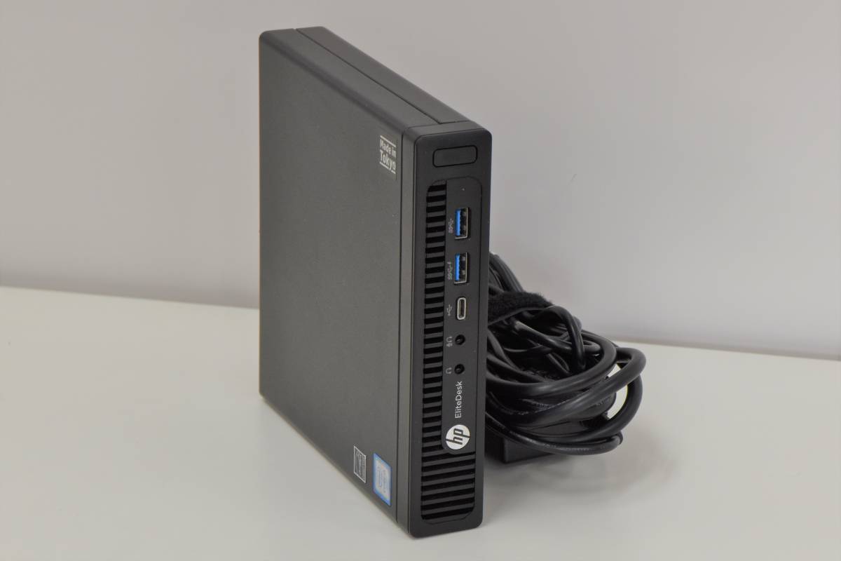 予定者あり高速起動 Celeron G3900T 高速起動 超小型PC HP EliteDesk 