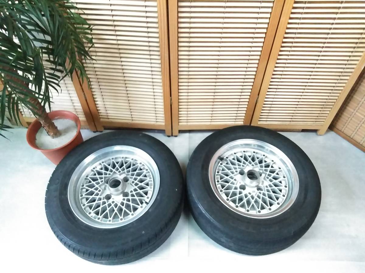 HEROES RACINGヒーローズ レーシング 15インチ タイヤ＆ホイール2本セット 15J スカイライン ジャパンR30 オフセット16 ...