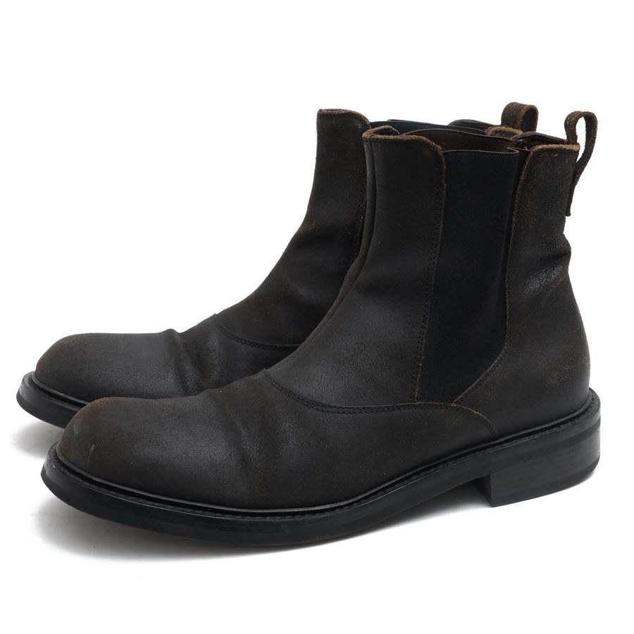 YOHJI YAMAMOTO ヨウジヤマモト サイドゴアブーツ シューズ オイルド