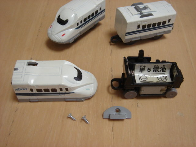 カプセルプラレール N700系 新幹線 モーター車 3両編成_3