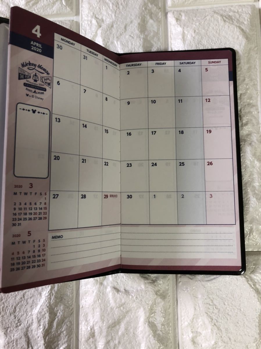 ★即決可★第一生命☆2020年ディズニー・ミッキー スケジュール手帳★新品_2