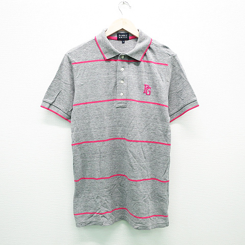  PEARLY GATES パーリーゲイツ 半袖ポロシャツ グレー系 6 240001298775 メンズ(パーリーゲイツ)｜売買されたオークション情報、yahooの商品情報をアーカイブ公開 - オークファン シャツ