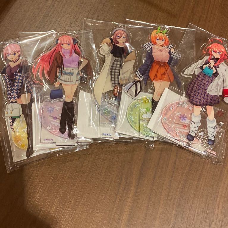 五等分の花嫁 中野一花 中野二乃 中野三玖 中野四葉 中野五月 アクリルスタンド マルイ アクスタ 全種セット