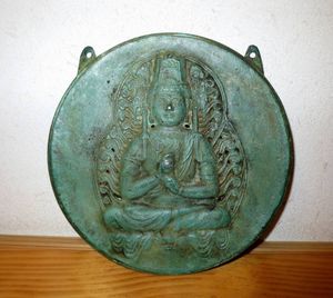 掛仏 懸仏 古美術 骨董 懸仏のYahoo!オークション(旧ヤフオク!)の