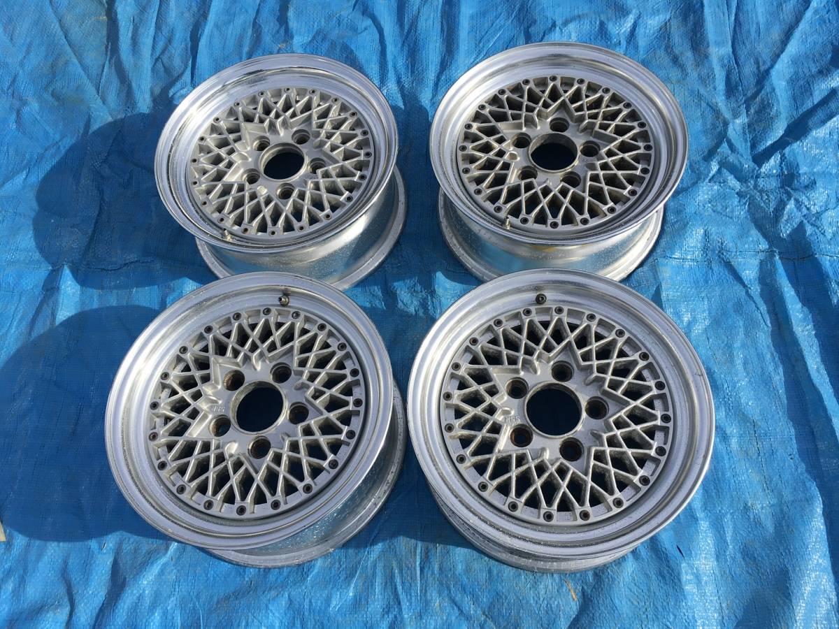 SSR FM フォーミュラー メッシュ 6J Bタイプ オフ22 5穴 4本 美品 旧車