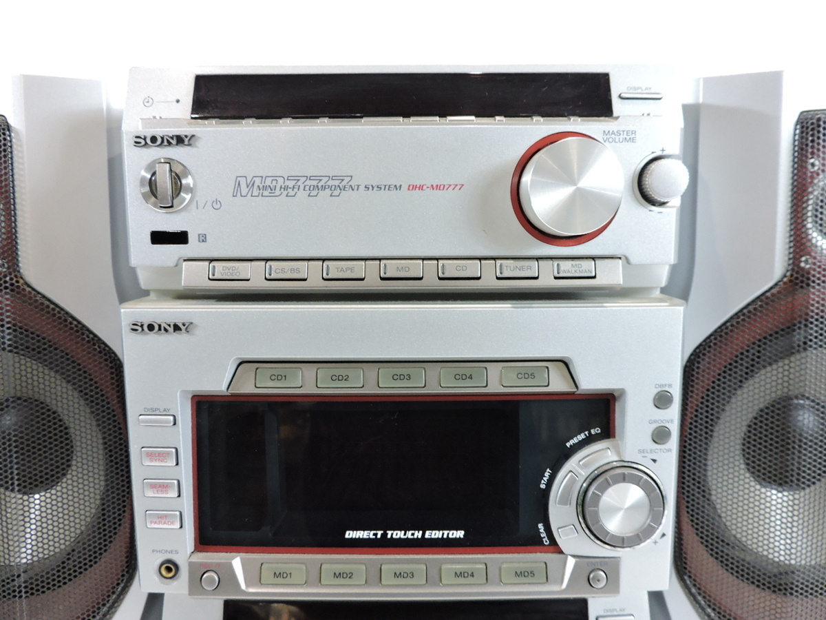 SONY HMC-MD777 STR-MD777 システムコンポセット ソニー 【公式通販】