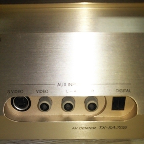 Onkyo tx-sa705 avアンプ リモコン付き ONKYO AVセンター 7.1ch対応 TX