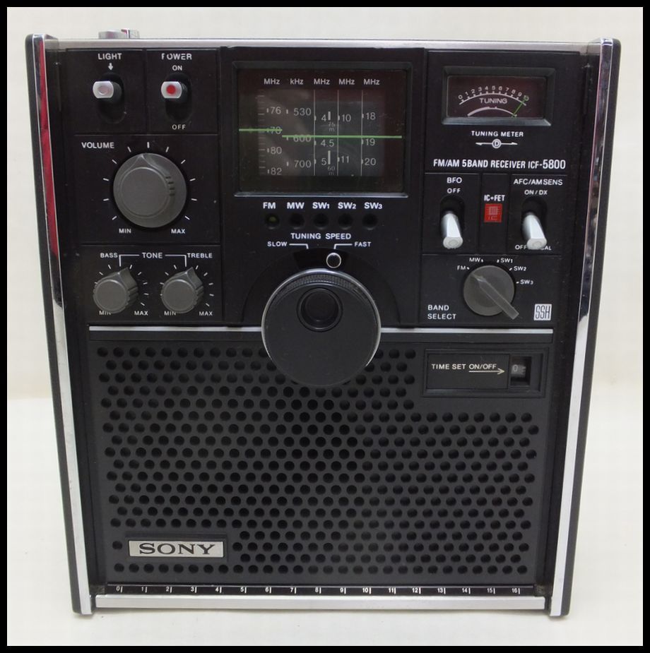 早いもの勝ち】SONY スカイセンサー5800 短波ラジオジャンク スカイ