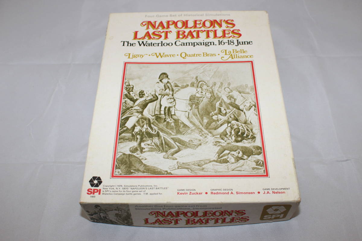 【定番，限定セール】 SPI NAPOLEON'S LAST BATTLES ワーテルローの戦い 日本語訳とバリアント付 レアーボックス版 駒未切断(ウォーゲーム)｜売買されたオークション情報、yahooの商品情報をアーカイブ公開 - オークフ ウォーゲーム