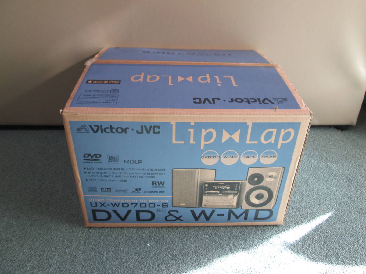 極上美品☆純正リモコン付属】動作品 JVC Victor ビクター 2MD CD TAPE