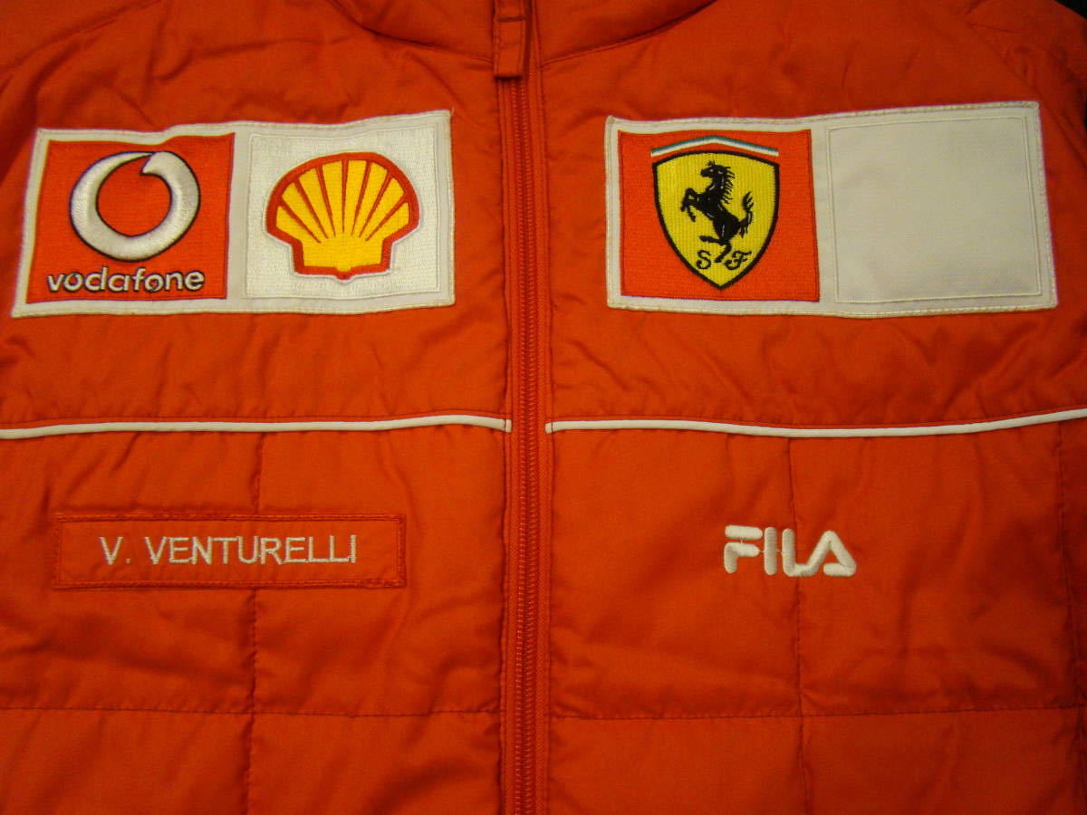 美品 2000年 FILA F1 FERRARI チーム レーシング ダウン ベスト 