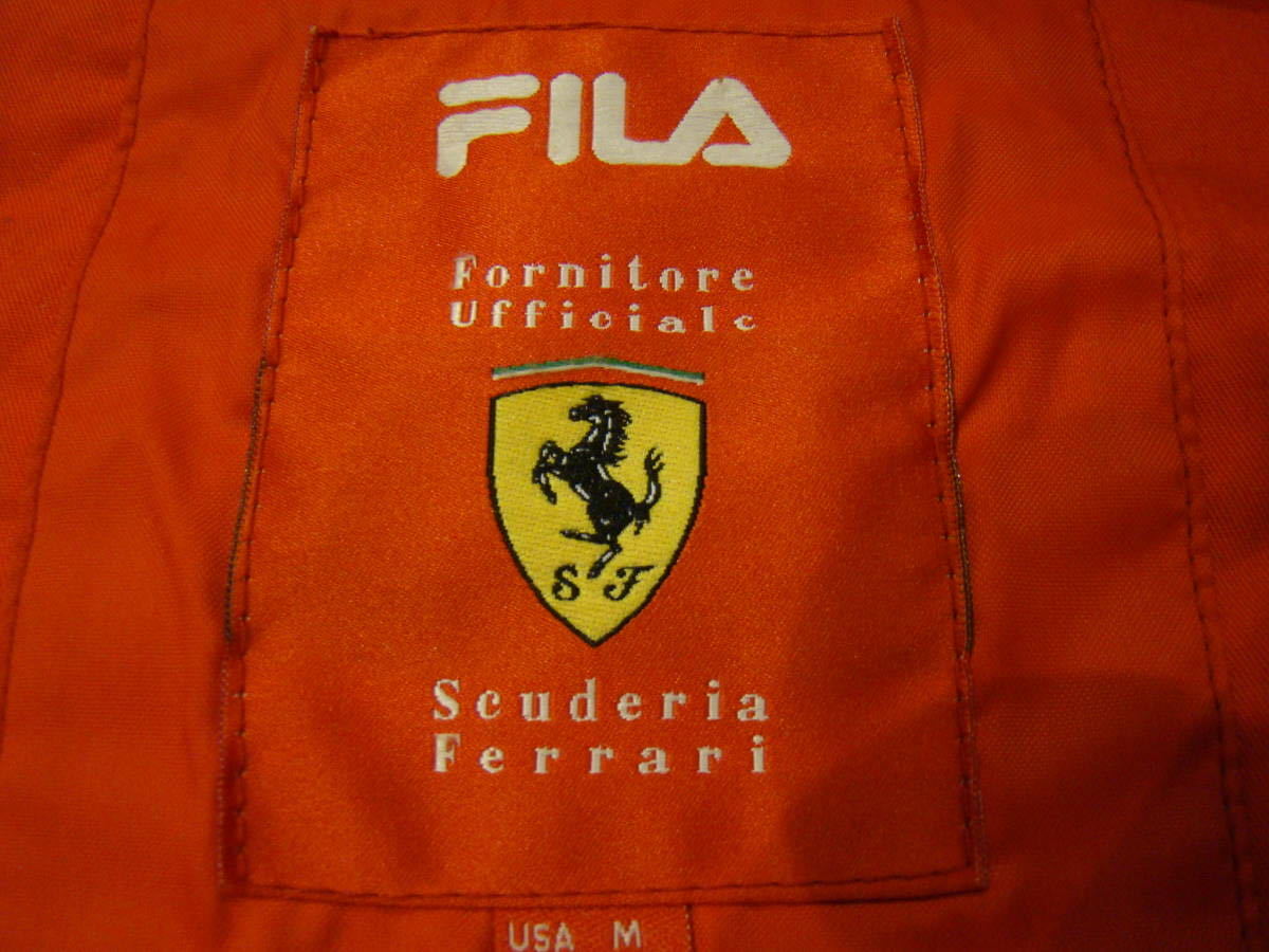 美品 2000年 FILA F1 FERRARI チーム レーシング ダウン ベスト 