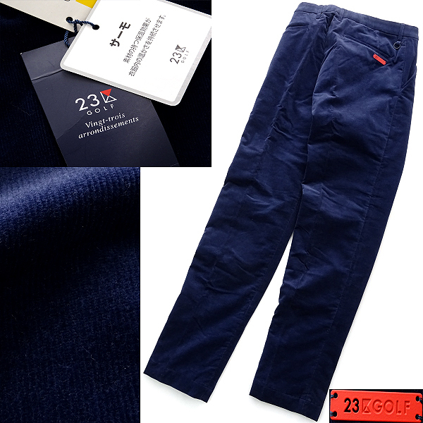 限定セール，高品質 定価2.4万 23区ゴルフ 保温 裏暖 中綿 ストレッチ コーデュロイ パンツ 94 紺 P28444 23区GOLF スラックス サーモ メンズ(94cm～)｜売買されたオークション情報、yahooの商品情報をアーカイブ公開 - パンツ、スラックス