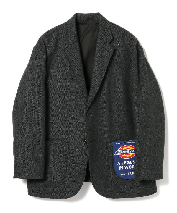 全国無料，豊富な Mサイズ BEAMS TRIPSTER Dickies コラボ ツイード ジャケットのみ ビームス トリップスター ディッキーズ 野村訓市 GREY グレー(スーツ)｜売買されたオークション情報、yahooの商品情報をアーカイブ 男性用