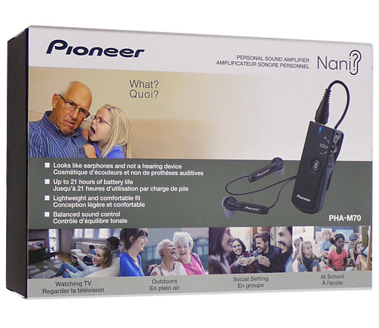 Pioneer□Nani？ ボイスモニタリングレシーバー□PHA-M70(H)□新品