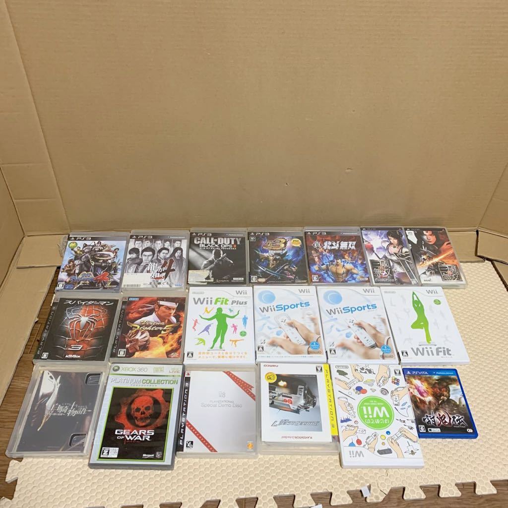 中古 PS3/Wii/その他/ソフト まとめ 19本セット 動作未確認