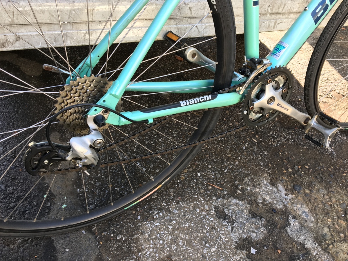 Bianchi クロスバイク ビアンキ 自転車 名古屋市 直接引き取り可 中古 ビアンギ ロードバイク - C-SPORT1 Csport1 ジャンクビアンキ 引き取り限定の メンテナンス必要 ジャイアント