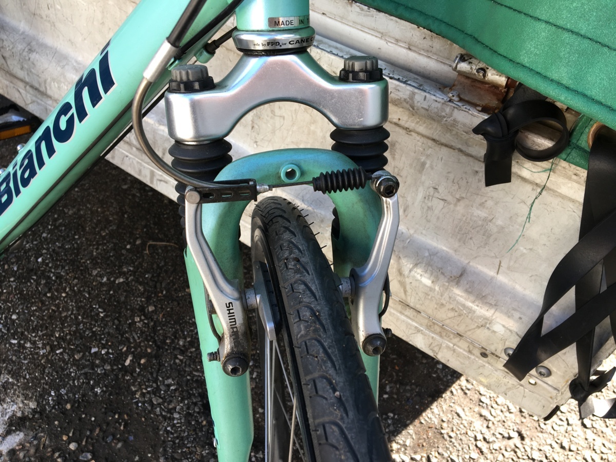Bianchi クロスバイク ビアンキ 自転車 名古屋市 直接引き取り可 中古 ビアンギ ロードバイク - C-SPORT1 Csport1 ジャンクビアンキ 引き取り限定の メンテナンス必要 ジャイアント