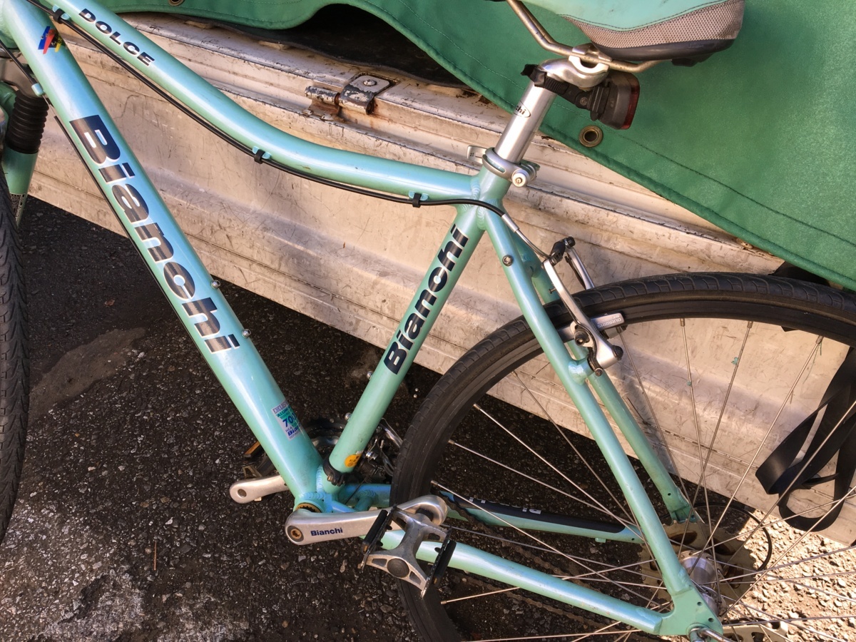 Bianchi クロスバイク ビアンキ 自転車 名古屋市 直接引き取り可 中古 ビアンギ ロードバイク - C-SPORT1 Csport1 ジャンクビアンキ 引き取り限定の メンテナンス必要 ジャイアント