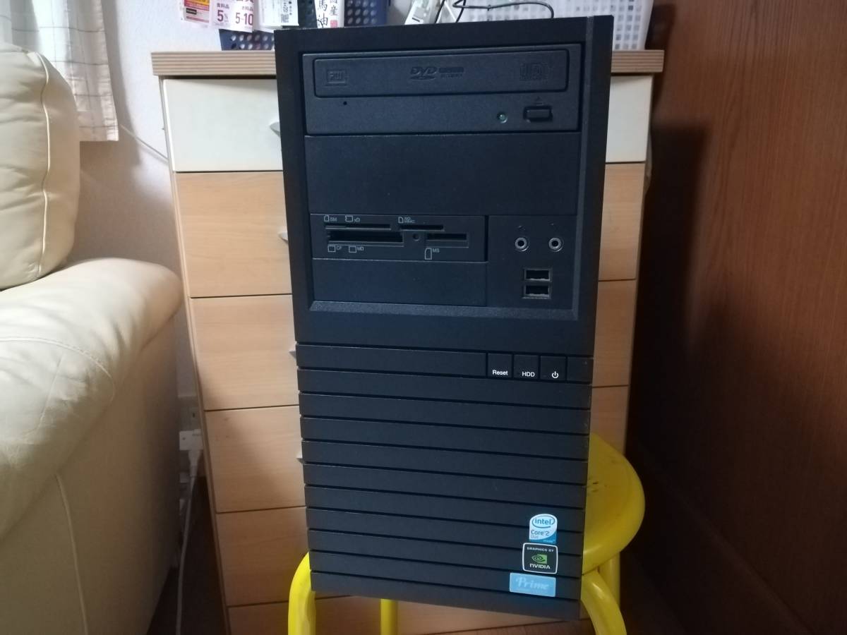 動作確認済! 自作ミニタワー/Xeon X5460/メモリ8GB/HDD500GB/DVD Multi