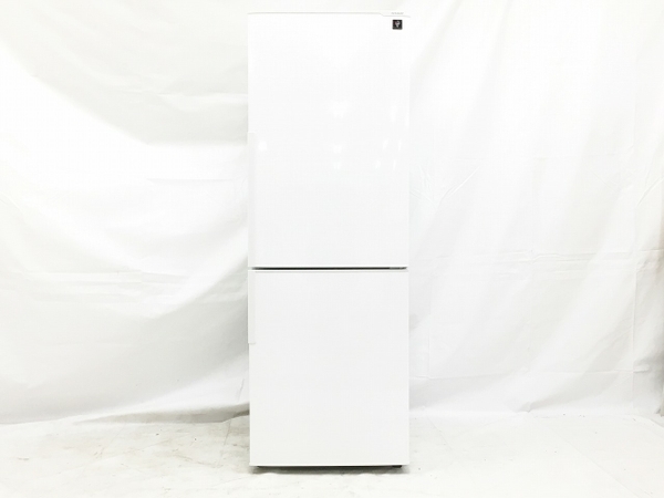 SHARP SJ-PD27C-W 冷蔵庫 271L 2ドア シャープ 家電 中古 2017年製 楽