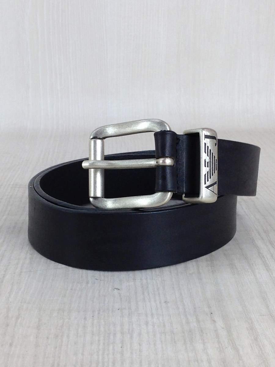 セール，人気 ARMANI JEANS ベルト/90-105/レザー/BLK(その他)｜売買されたオークション情報、yahooの商品情報をアーカイブ公開 - オークファン 皮革、レザー