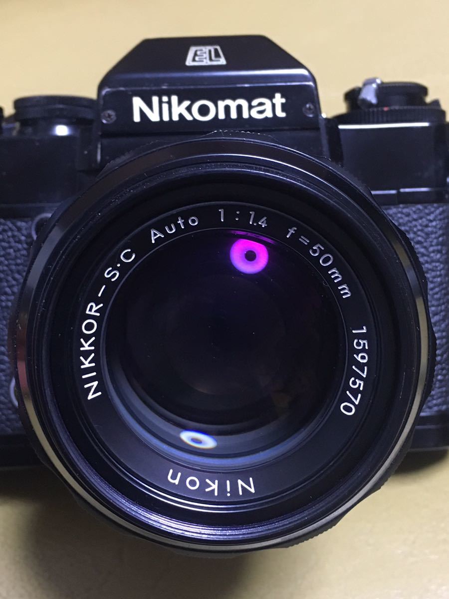 ☆ シャッターOK Nikon Nikomat EL フィルムカメラ ブラック ボディ