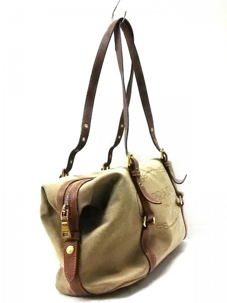 PRADA(プラダ) ⁄ ロゴジャガード⁄ショルダーバッグ⁄キャンバス⁄BL0600