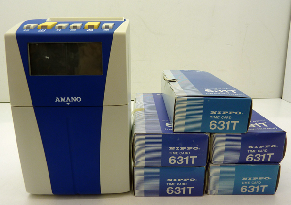 電子タイムレコーダー タイムカード CRX-200 AMANO 事務用品