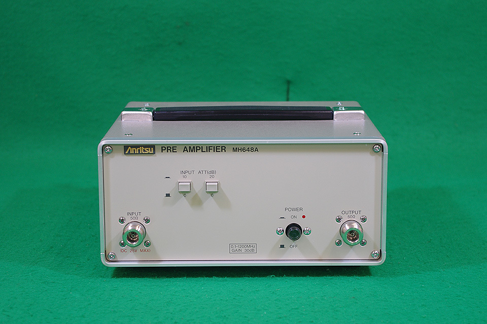 PRE AMPLIFIER MH648A 前置増幅器 | 公式通販 A1-2」☆ANRITSU 