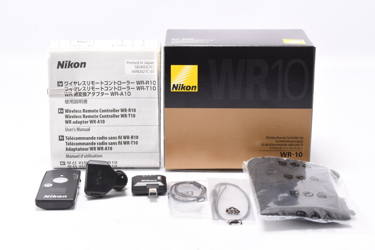 NIKON ニコン ワイヤレスリモートコントローラーセット WR-10　主要付属品完備 元箱付_1