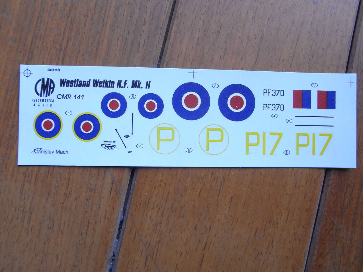1⁄72 | ウェストランド ウェルキン チェコマスターレジン イギリス海軍