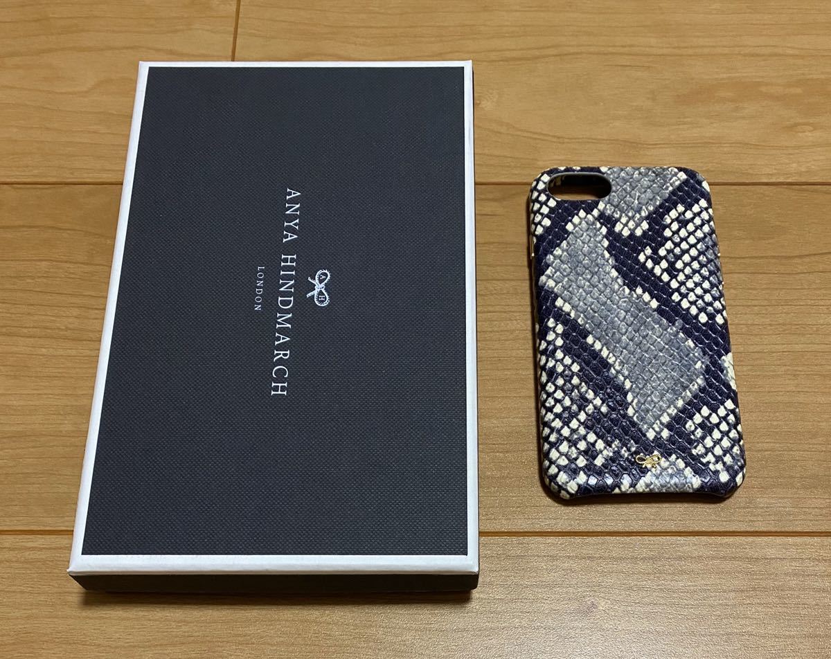 アニヤハインドマーチ　スマホケース　iPhone7/8 パイソン