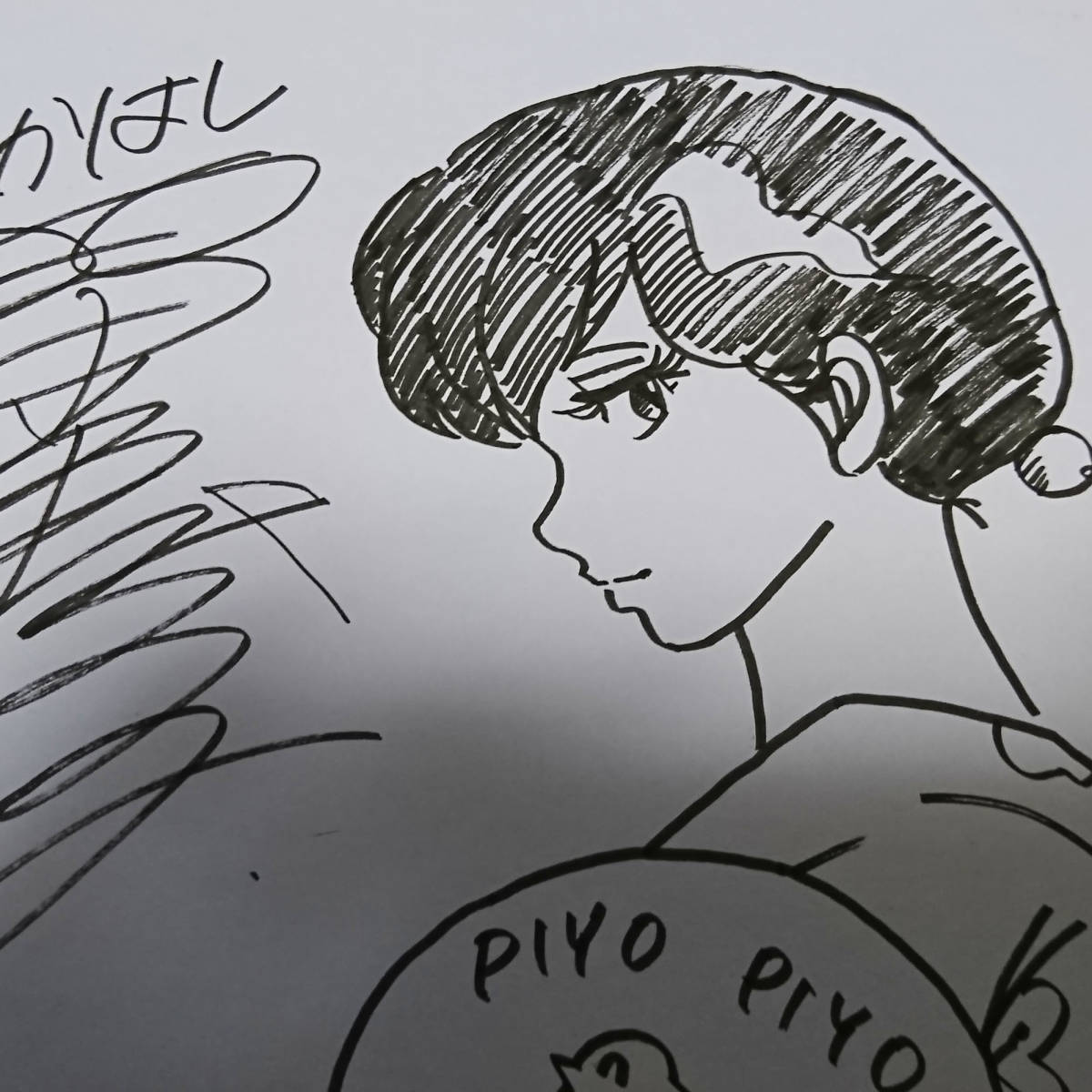 最終出品】激レア 高橋留美子 めぞん一刻 直筆サイン色紙 らんま1/2