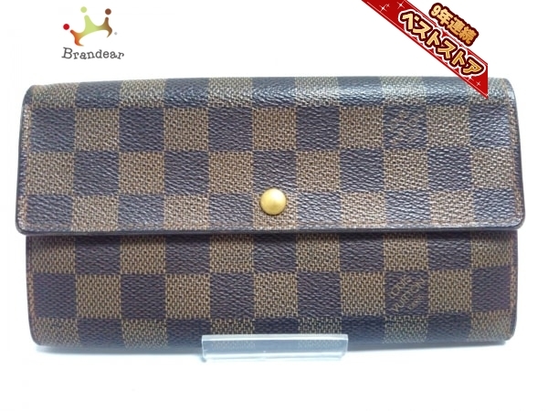 ルイヴィトン LOUIS VUITTON 長財布 N61724 ポシェット・ポルト モネ