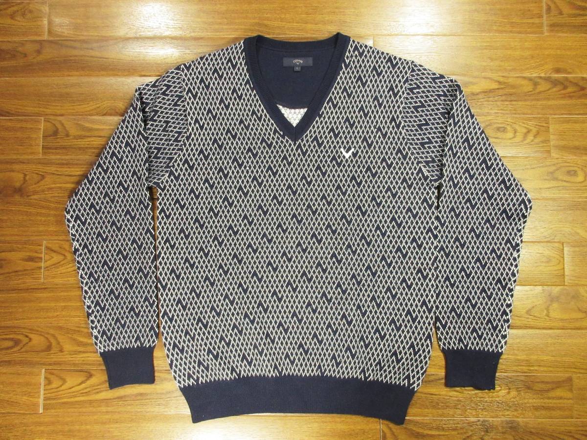 人気定番，新作登場 Callaway 石川遼 着用モデル セーター L キャロウェイ(セーター)｜売買されたオークション情報、yahooの商品情報をアーカイブ公開 - オークファン セーター