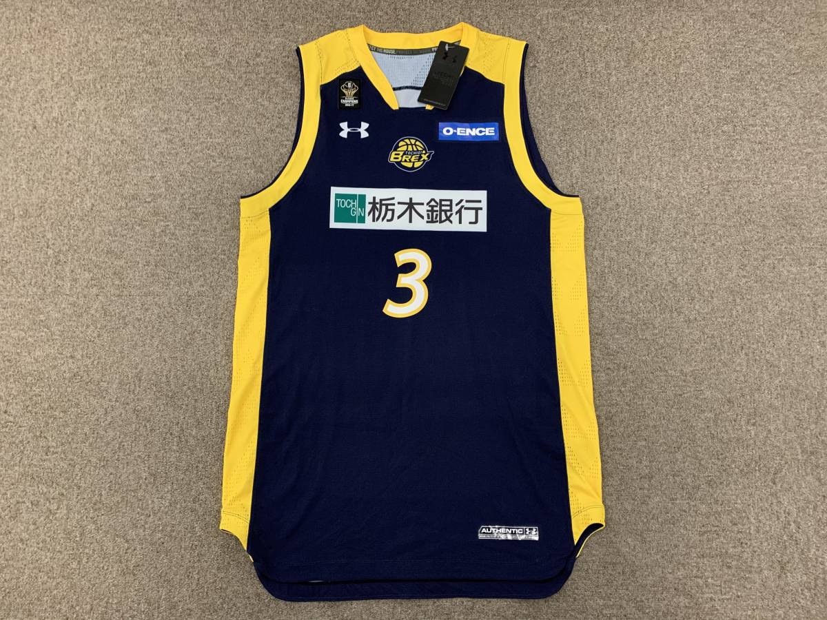 新品，限定SALE 2017-18 Bリーグ リンク栃木ブレックス宇都宮PG/SG#3前村雄大 選手仕様UNDER ARMOURアンダーアーマー オーセンティック ホームユニフォーム(記念ユニフォーム)｜売買されたオークション情報、yahoo ユニフォーム