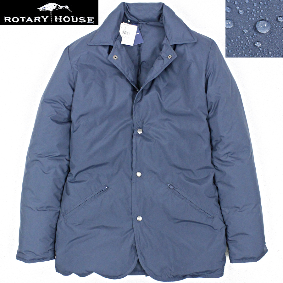 【大人気，定番】 定価￥18 900 タグ付き TEIJIN テイジン ROTARY HOUSE ロータリーハウス 撥水素材 ダウンジャケット ステンカラー 紺 ネイビー M(Mサイズ)｜売買されたオークション情報、yahooの商品情報をアーカイ Mサイズ